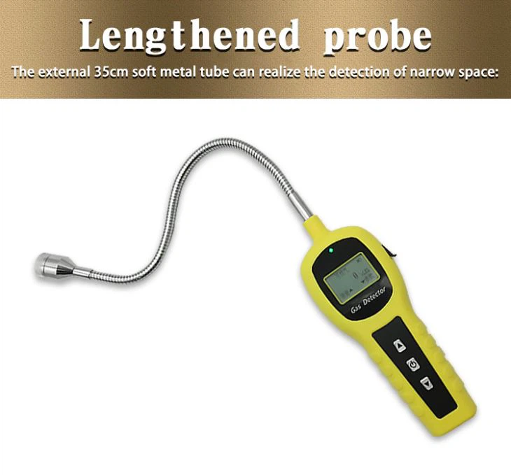 Gas Pipeline Use Portable Combustible Lpg Gas Leak Detector